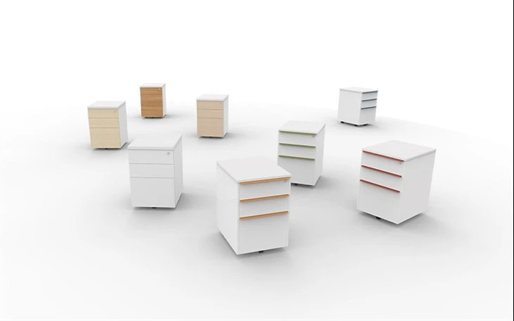 Three Drawer Wood Cabinet